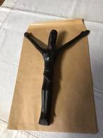 Houten handgesneden kruisbeeld corpus Jezus Christus, Ophalen of Verzenden, Zo goed als nieuw