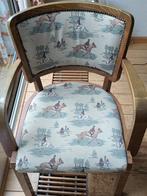 Stoelen Paarden Gobelinbekleding Vintage Retro Kamerstoel, Huis en Inrichting, Ophalen