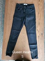 Jeans Queen Hearts maat S, Ophalen of Verzenden, Zo goed als nieuw, Zwart