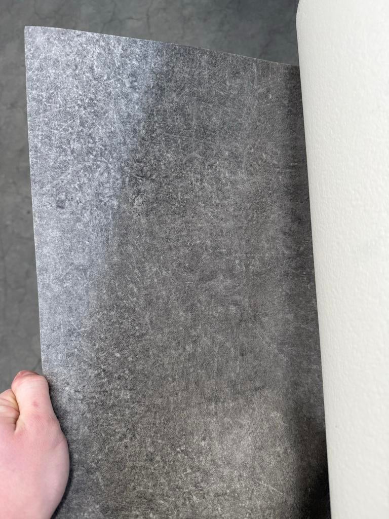 Restpartij Vinyl Betonlook - 4x6 Meter, Huis en Inrichting, Stoffering | Vloerbedekking, Nieuw, Ophalen of Verzenden, 25 tot 50 m²