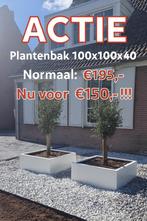 ACTIE!!! Plantenbak 100x100x40 nu €150, Tuin en Terras, Bloembakken en Plantenbakken, Tuin, Info@plantenbakkenvanstaal.nl, Minder dan 60 cm