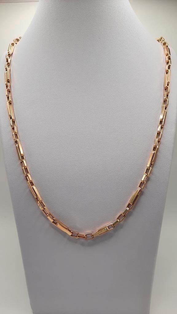 gouden fantasie ketting 14kt, Sieraden, Tassen en Uiterlijk, Kettingen, Nieuw, Goud, Goud, Ophalen of Verzenden