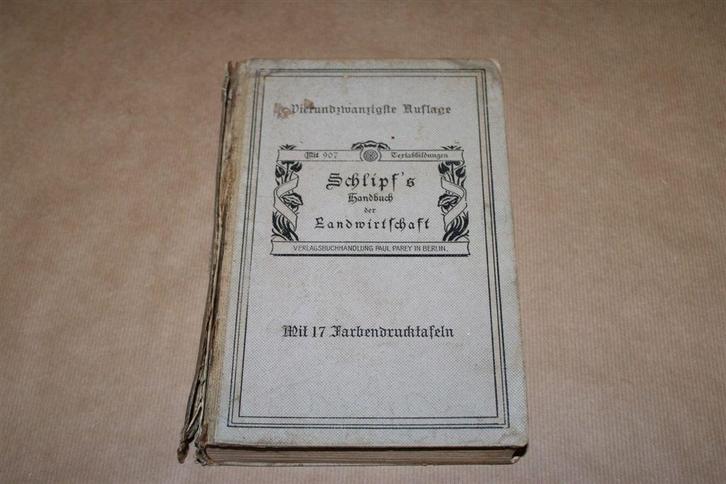 Handbuch der Landwirtschaft - Antieke uitgave met litho's, Antiek en Kunst, Antiek | Boeken en Bijbels, Ophalen of Verzenden