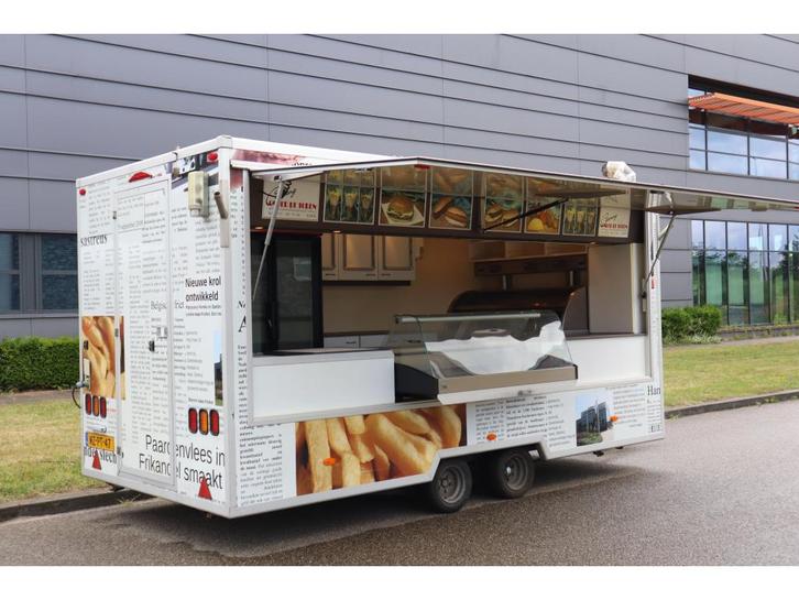 Krachtpatser frietwagen te koop!!, Auto diversen, Aanhangers en Bagagewagens, Gebruikt