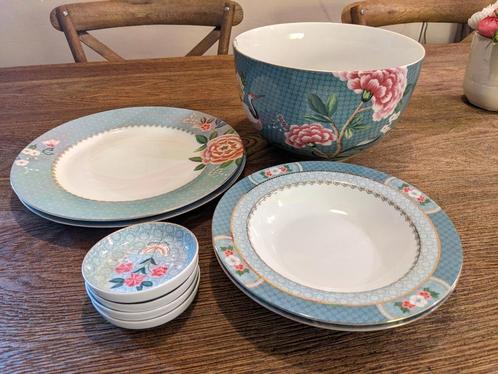 PIP Studio Blushing Birds blauw/groen servies, Huis en Inrichting, Keuken | Servies, Nieuw, Overige stijlen, Porselein, Ophalen of Verzenden