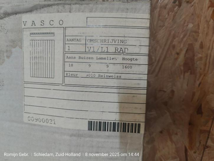 Vasco decor radiator, Doe-het-zelf en Verbouw, Verwarming en Radiatoren, Nieuw, Radiator, 800 watt of meer, 80 cm of meer, 60 tot 150 cm