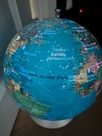 Wereldbol Tafellamp - 34cm Hoogte, Huis en Inrichting, Woonaccessoires | Wereldbollen, Ophalen, Verlicht, Zo goed als nieuw