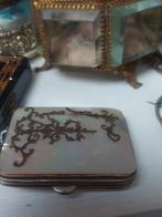 Prachtig oud Frans Victoriaans parelmoer portemonneetje, Ophalen of Verzenden
