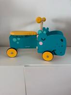 Janod Houten Hippopotamus Loopauto, Ophalen, Zo goed als nieuw, Overige typen