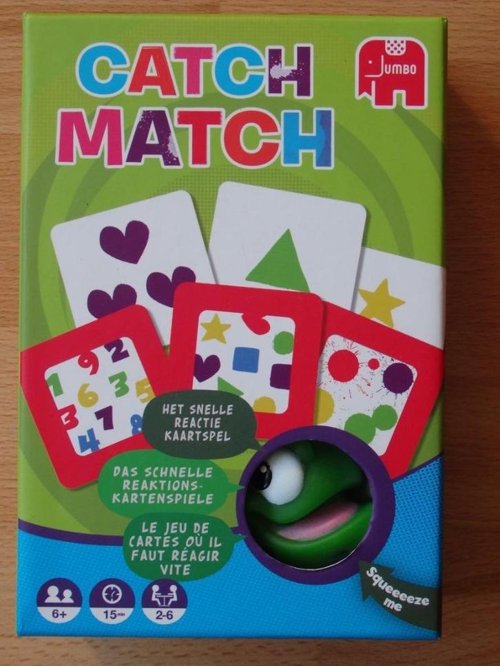 Catch Match van Jumbo, Hobby en Vrije tijd, Gezelschapsspellen | Kaartspellen, Zo goed als nieuw, Ophalen