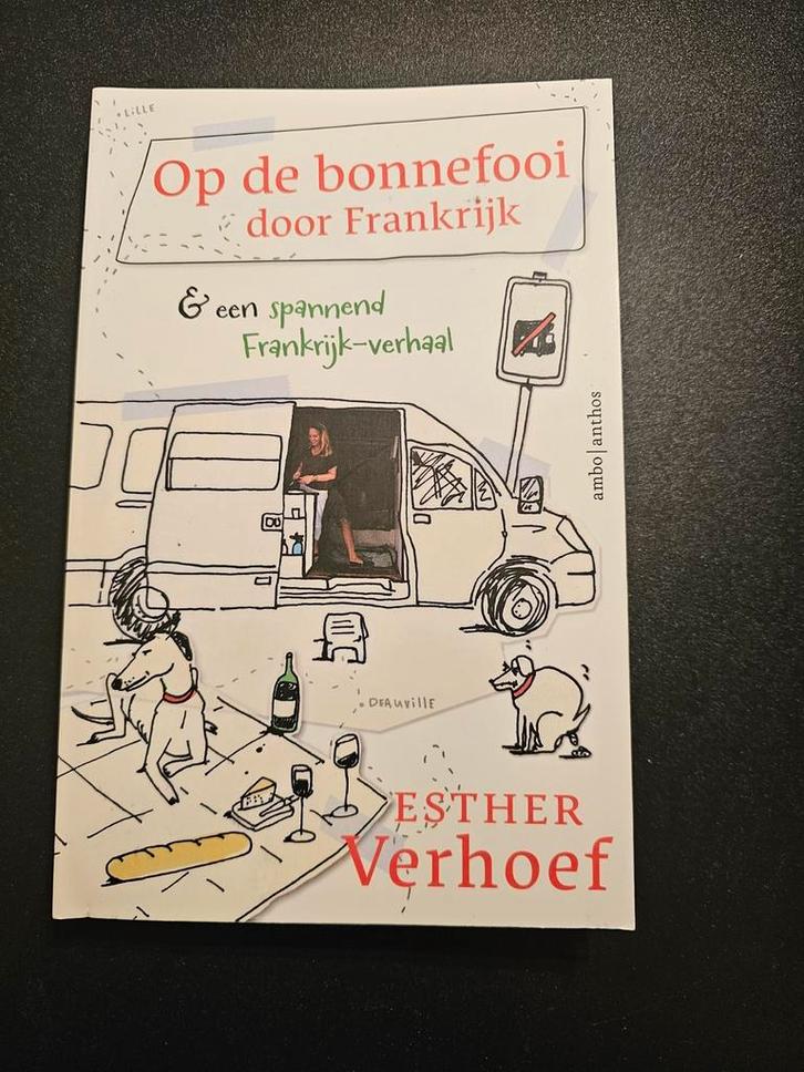 Op de Bonnefooi door Frankrijk - Esther Verhoef, Boeken, Reisgidsen, Zo goed als nieuw, Reisgids of -boek, Europa, Ophalen of Verzenden