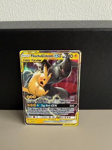 Pikachu & Zekrom GX 33/181 Team Up (2) Tag Team - Pokémon beschikbaar voor biedingen