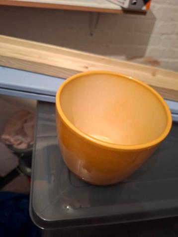 Plantenpot geel 12 cm beschikbaar voor biedingen