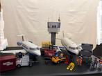 Playmobil vliegveld met vliegtuigen en accessoires, Ophalen of Verzenden, Gebruikt