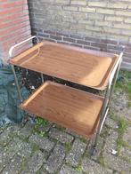 Vintage theewagen, oud design serveerwagen, theewagen, Antiek en Kunst, Ophalen