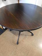 tuintafel, Ophalen, Gebruikt, Rond, Hout