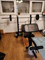 Krachtstation met gewichten, Sport en Fitness, Ophalen, Benen, Krachtstation, Zo goed als nieuw