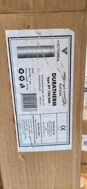 Victoria Duratherm DT 150/500 Rookgasafvoerbuis - Nieuw beschikbaar voor biedingen