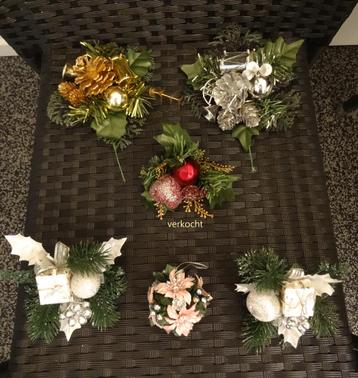 7 mini kerst stukjes (nieuw) beschikbaar voor biedingen