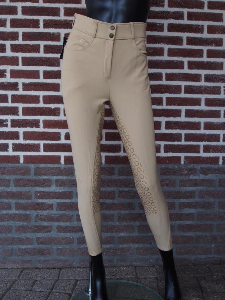 Montar Highwaist Dames Rijbroek Beige Maat 46, Dieren en Toebehoren, Paardrijkleding, Nieuw, Dames, Onderkleding, Ophalen of Verzenden