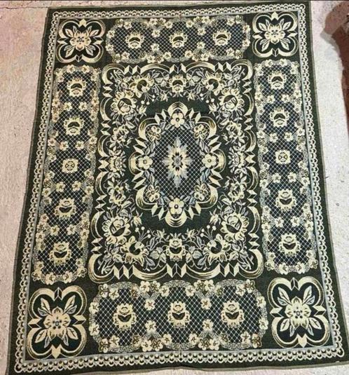 Grand foulard kleed picknickkleed reversibel 190x146cm, Huis en Inrichting, Stoffering | Tapijten en Kleden, Zo goed als nieuw