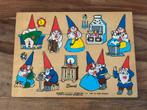 Vintage David de Kabouter puzzel, 1988, Kinderen en Baby's, 2 tot 4 jaar, 10 tot 50 stukjes, Ophalen of Verzenden, Zo goed als nieuw