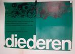 Originele Poster Wim Crouwel Diederen Stedelijk Museum, Verzenden, A1 t/m A3, Film en Tv, Rechthoekig Staand