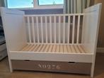 Ledikant Bopita 60x120 wit met lade, Kinderen en Baby's, Kinderkamer | Bedden, Ophalen, Zo goed als nieuw, Lattenbodem, Minder dan 140 cm