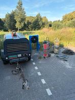 Rotair diesel compressor met ibix 25/28 zandstraal set, Doe-het-zelf en Verbouw, Compressors, Ophalen of Verzenden