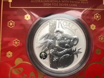 2024 Aus - Koala Beijing privy Panda - 1 oz silver coincard beschikbaar voor biedingen