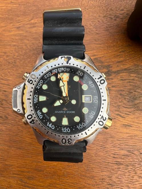 Citizen Promaster Aqualand Analoog, Sieraden, Tassen en Uiterlijk, Horloges | Heren, Gebruikt, Polshorloge, Citizen, Staal, Kunststof