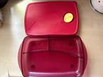 Crystal wave magetron bord/schaal, Huis en Inrichting, Keuken | Tupperware, Ophalen of Verzenden, Zo goed als nieuw, Rood, Schaal