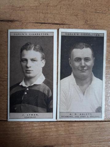 Sigarettenkaarten - Famous Rugby Players - Ogdens 1926 beschikbaar voor biedingen