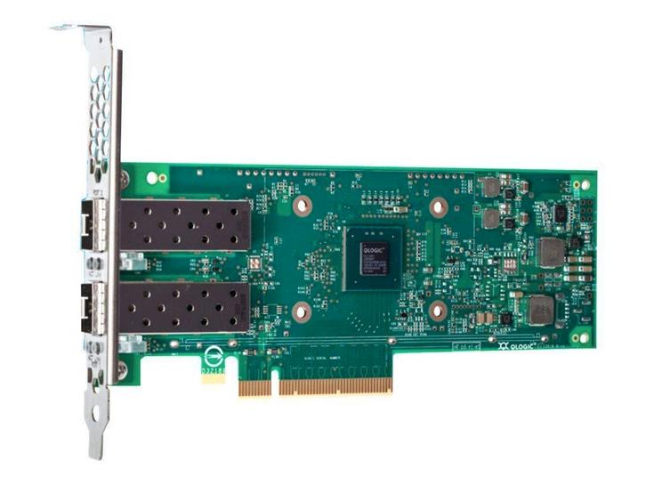 QLOGIC QL41212HLCU DUAL PORT 10/25GbE PCIE NETWORK CARD, Computers en Software, Netwerkkaarten, Gebruikt, Ophalen of Verzenden