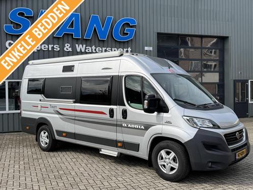 Adria Twin 640 SLX Enkele bedden Camera, Bearlock, Trekhaak, Caravans en Kamperen, Campers, Bedrijf, Bus-model, tot en met 3, Adria