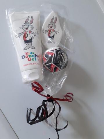 Feijenoord Mascotte Kids Douche Gel+Bruis Tablet+Bal. Nieuw  beschikbaar voor biedingen
