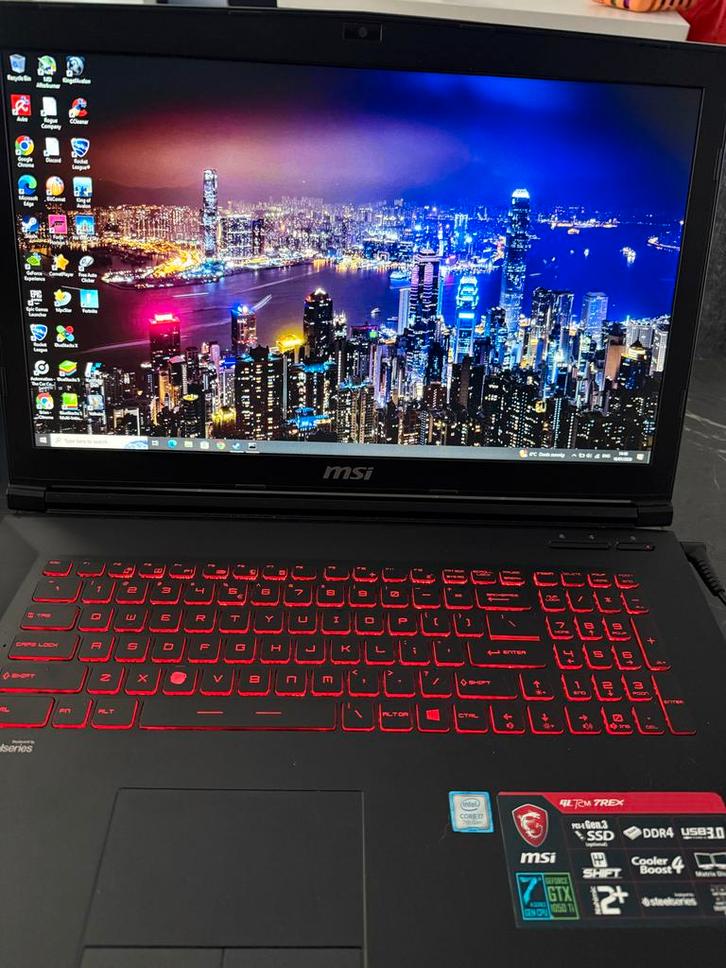 MSI GL72M 7REX Gaming Laptop - GTX 1050 Ti - 17.3", Computers en Software, Windows Laptops, Gebruikt, 17 inch of meer, HDD, 2 tot 3 Ghz