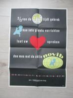 Poster voor NOVIB-actie 1958/1959, Ophalen of Verzenden, A1 t/m A3, Reclame, Rechthoekig Staand
