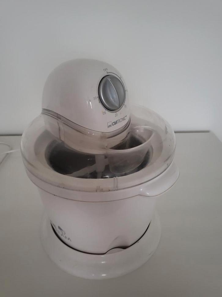IJsmachine Clatronic, Witgoed en Apparatuur, IJsmachines, Zo goed als nieuw, Koelelement, Ophalen