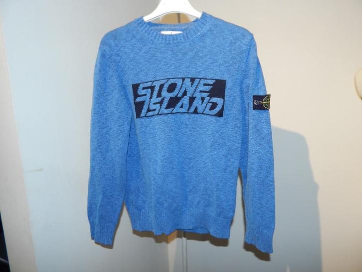 Stone Island gebreide trui merk voorkant badge mouw 12Y, Kinderen en Baby's, Kinderkleding | Kinder-kledingpakketten, Zo goed als nieuw