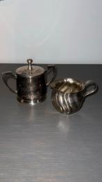 Antiek Zilveren Suikerpot en Melkkan, Antiek en Kunst, Antiek | Goud en Zilver, Ophalen of Verzenden, Zilver