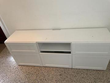 IKEA Besta TV-meubel Wit - afbeelding 2