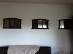 Stalraam spiegels met glas, Ophalen, Gebruikt, Minder dan 100 cm, Rechthoekig