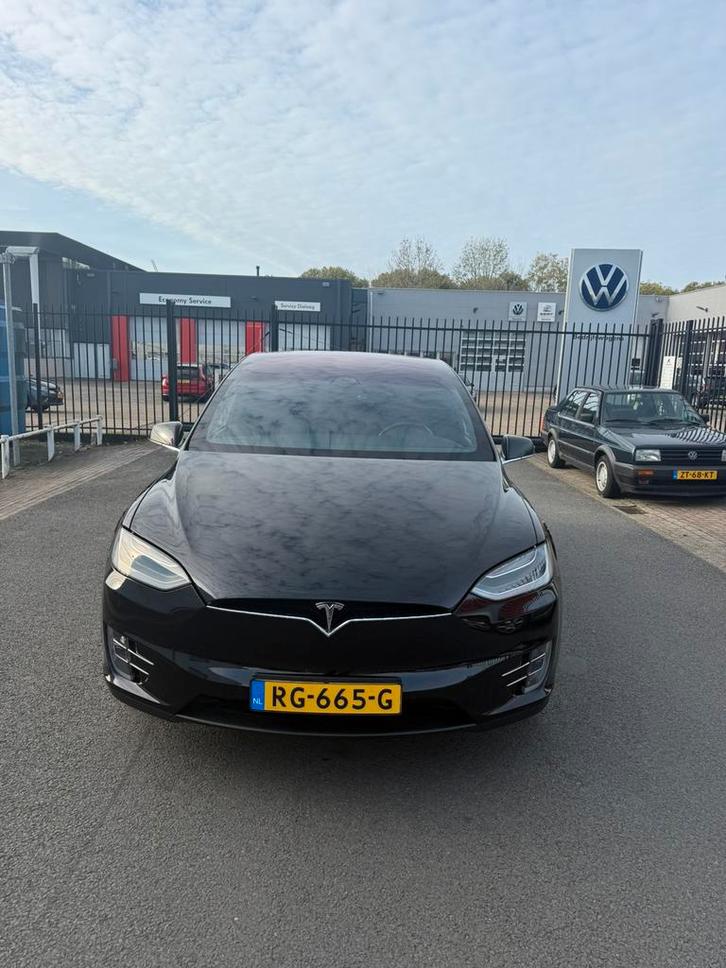 Tesla Model X 2017 Zwart, Auto's, Tesla, Particulier, Elektrisch, SUV of Terreinwagen, Automaat, Origineel Nederlands, Zwart, Vierwielaandrijving