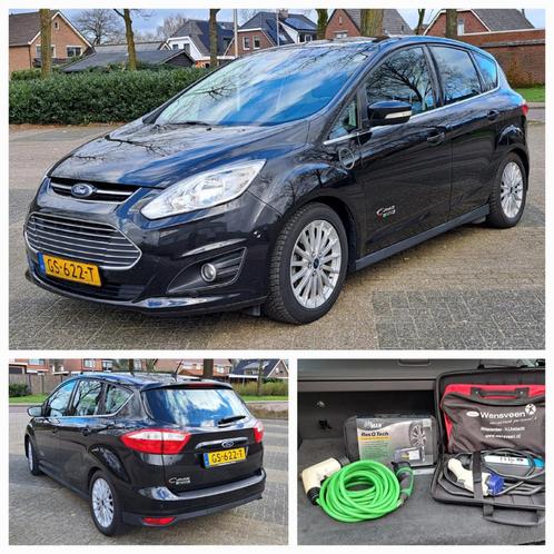PHEV Ford C-Max 2.0 Plugin Hybrid 2015 Zwart Titanium Plus, Auto's, Ford, Particulier, C-Max, ABS, Achteruitrijcamera, Airbags
