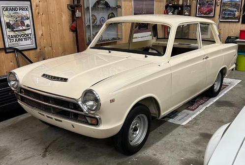 Ford Cortina mk1 (Lotus project), Auto's, Oldtimers, Particulier, Ford, Benzine, Sedan, Handgeschakeld, Wit, Ophalen