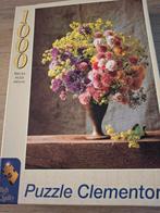 Bloemenvaas Puzzel - 1000 Stukjes Clementoni, Ophalen of Verzenden, 500 t/m 1500 stukjes, Zo goed als nieuw, Legpuzzel