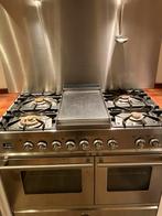 Boretti VFP104IXGAS 100cm breed, Witgoed en Apparatuur, Fornuizen, Ophalen, Gebruikt, 60 cm of meer, Energieklasse A of zuiniger