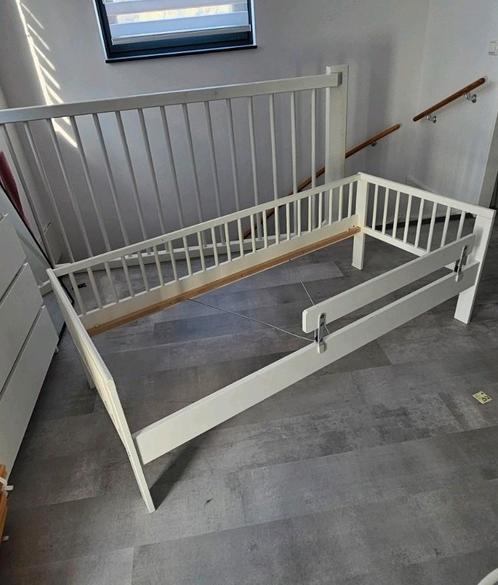 Peuterbed ikea gulliver 70x160 incl. matras en lattenbodem, Kinderen en Baby's, Kinderkamer | Bedden, Zo goed als nieuw, 140 tot 160 cm