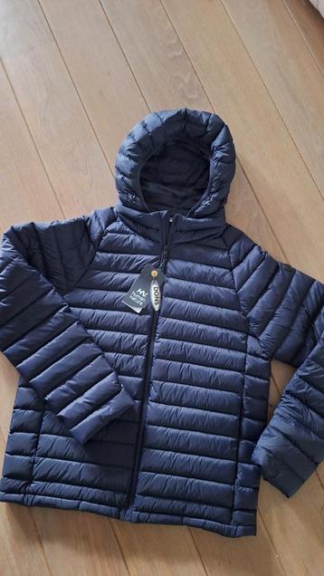 Nieuw lichtgewicht donzen puffer jas navy Human Nature L beschikbaar voor biedingen